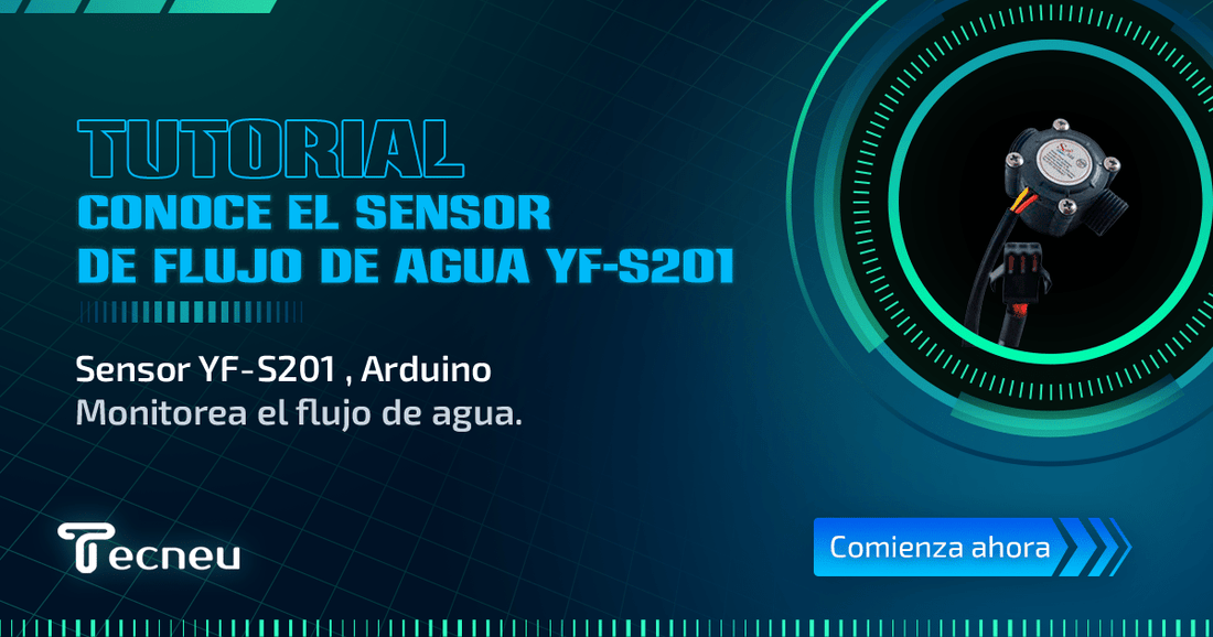 Guía práctica para integrar el sensor de flujo de agua YF-S201 en tus proyectos Arduino - Tecneu