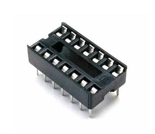 Base Socket para Circuito Integrado de 14 pines DIP - 14 - Tecneu