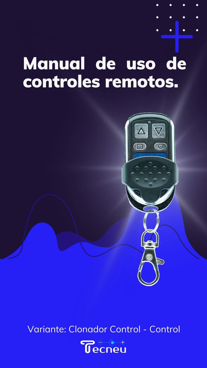 Control Para Porton Electrico Seguridad 433mhz Clonador Control - Control - Tecneu