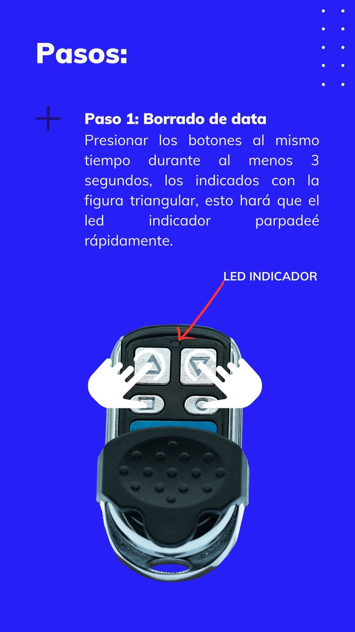 Control Para Porton Electrico Seguridad 433mhz Clonador Control - Control - Tecneu