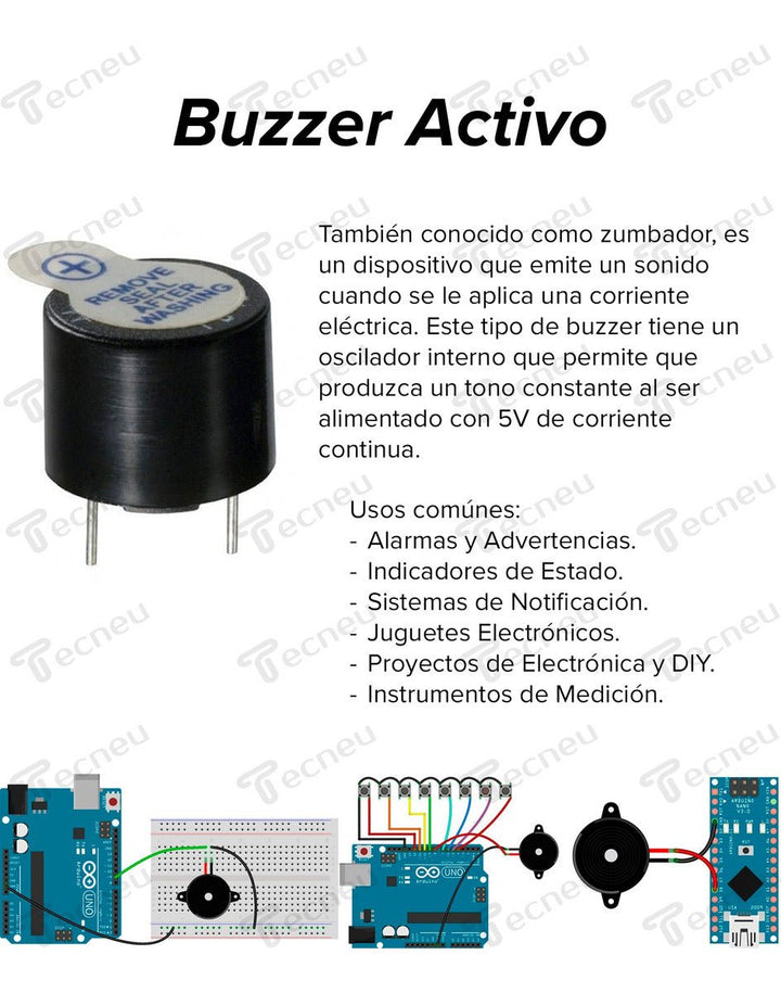 Kit Electrónica Principiante Arduino Juego Refuerzo Memoria Con Código - Tecneu