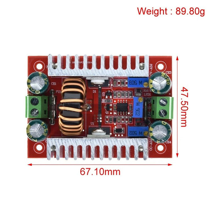 DC 400W 15A 8,5 - 50V a 10 - 60V Step - up Boost Converter Fuente de Alimentación de Corriente Constante LED Driver Voltage Charger Step Up Module - Tecneu