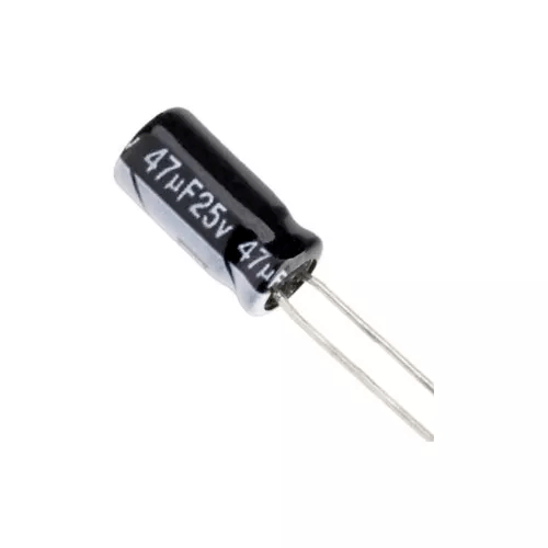 Capacitor Electrolítico 0.1uF - 1000uF / 50V, 25V, 16V, 10V - Tecneu