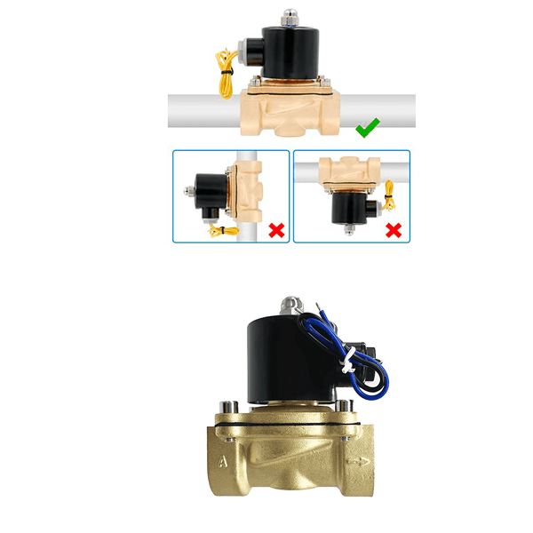 Electroválvula Solenoide Metalica 1 Pulgada 220v Gas Agua Aire - Tecneu