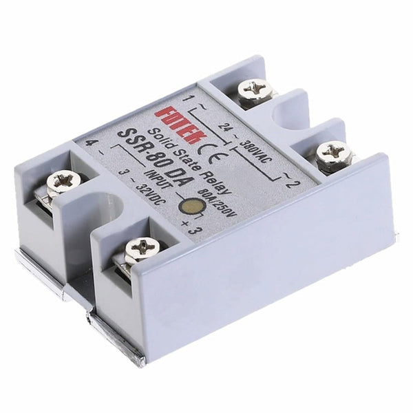 Relé de Estado Sólido SSR - 80 - DA - 80A 24 - 380V AC - Tecneu