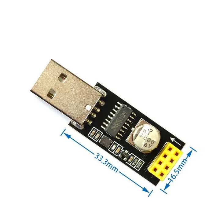 Modulo Adaptador Usb Serial Para Wifi Esp8266 Esp-01 - Tecneu