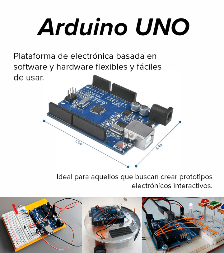 Arduino Uno R3 SMD Con Cable Usb - Tecneu