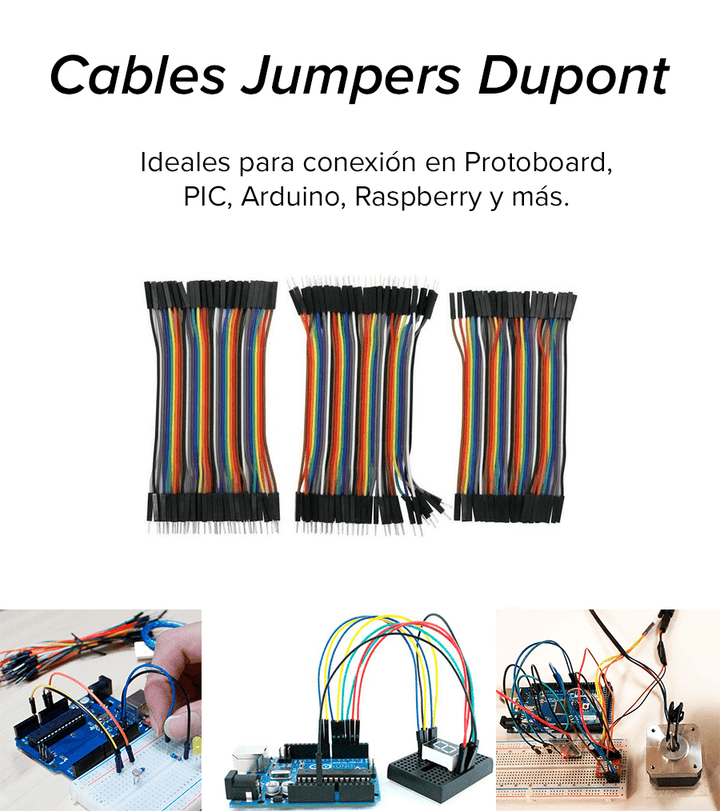Cable Jumpers Dupont M-m 65 Pzas - Tecneu