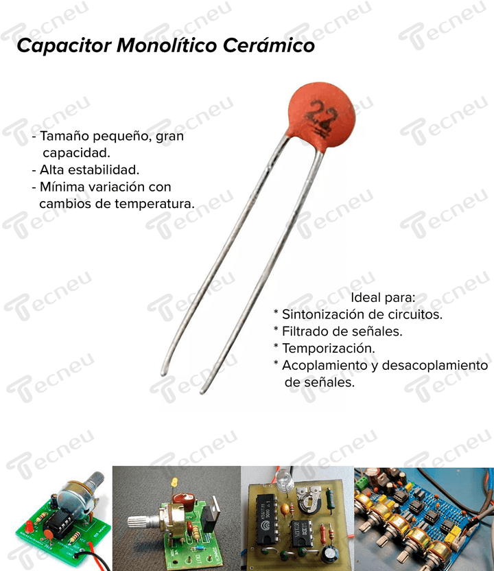 Pic16f877a Microcontrolador + Capacitor 22pf + Cristal - Tecneu