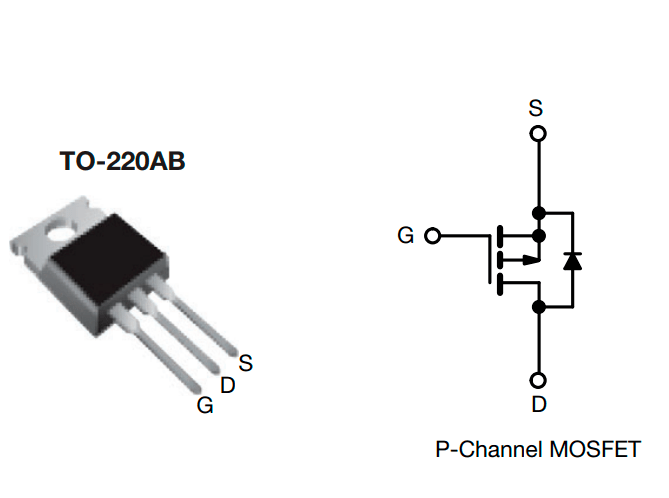 IRF9540N Transistor MOSFET Canal P 100V 19A TO - 220 - 3 - Tecneu