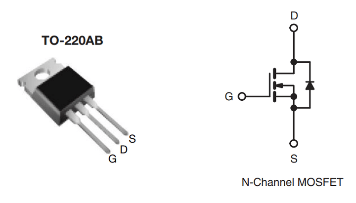 IRF530N Transistor MOSFET Canal N 100V 14A TO - 220 - 3 - Tecneu