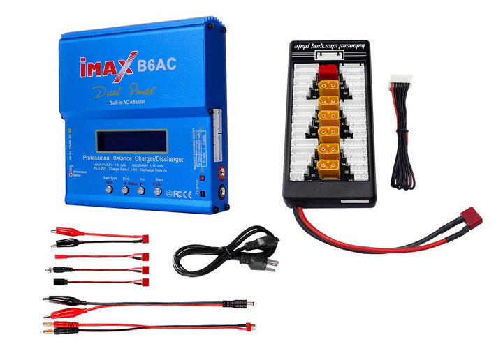 Cargador De Baterías Lipo Imax B6ac + Adaptador Multicarga - Tecneu