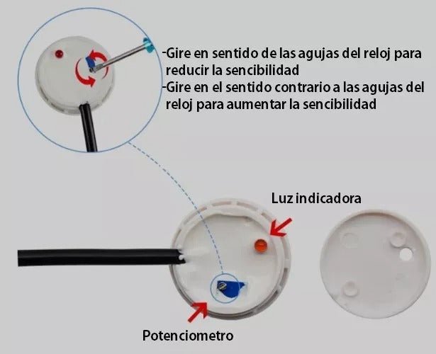 Sensor Nivel De Agua Liquido Cisterna Sin Contacto Xkc - y25 - v - Tecneu