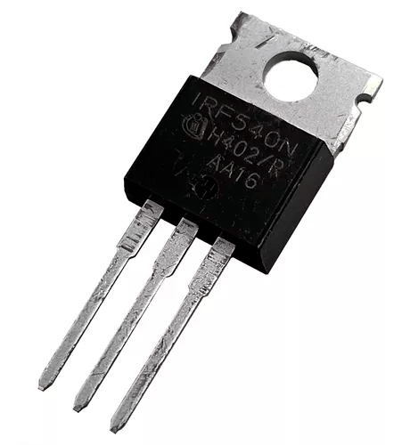 IRF540 Transistor MOSFET de Potencia Canal N TO - 220 - Tecneu