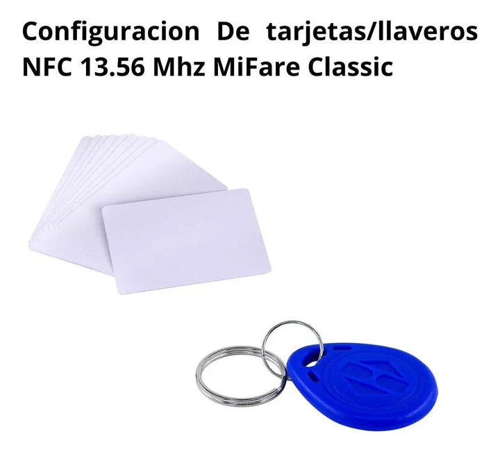 Tarjeta Rfid Nfc 13.56mhz Universal Reescribible - Tecneu