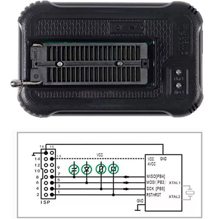 Programador T48 Mejora Tl866II Plus Universal Usb Eprom Bios - Tecneu