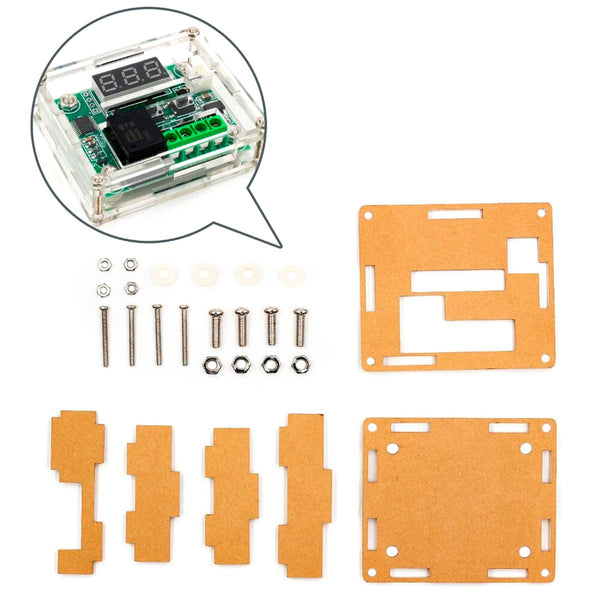 Caja De Acrílico Protector Para Modulo Control De Temperatura - Case - Tecneu