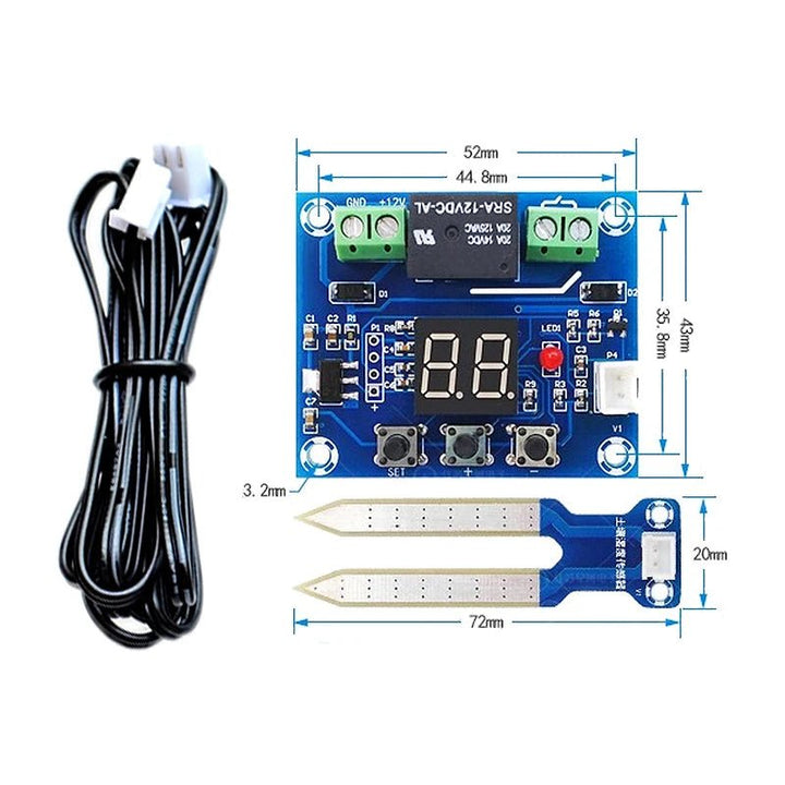 Control Automático De Riego Xh - m214 Con Sensor Higrómetro - Tecneu