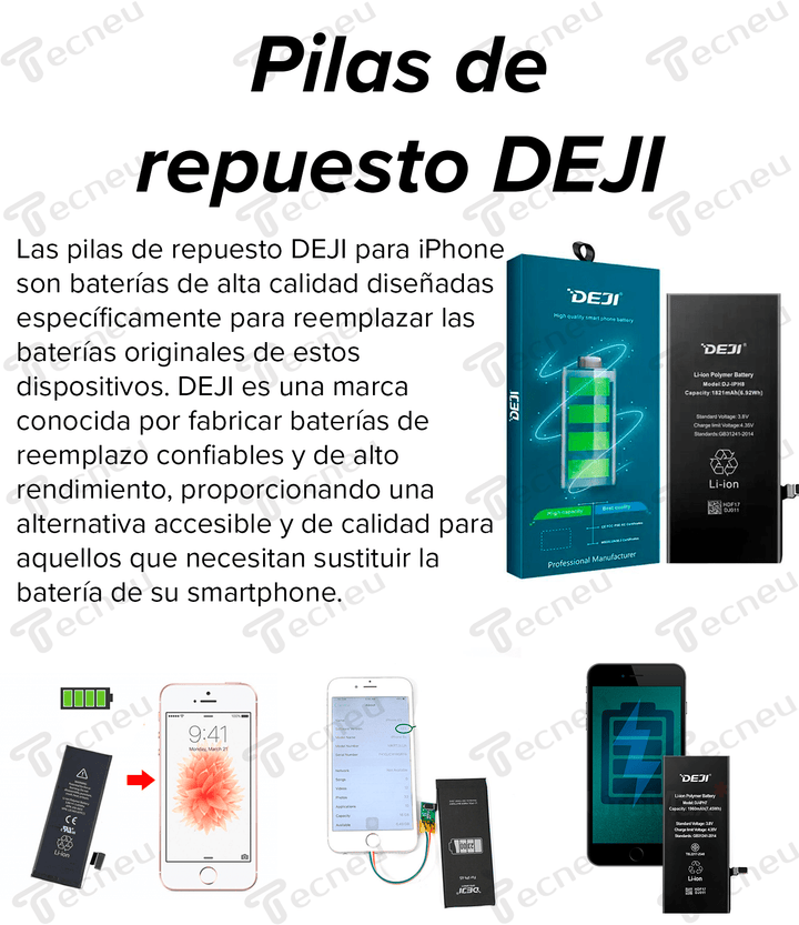 Batería Original Repuesto Para iPhone XS Plus 2658mah Deji® + Kit De Instalación - Tecneu