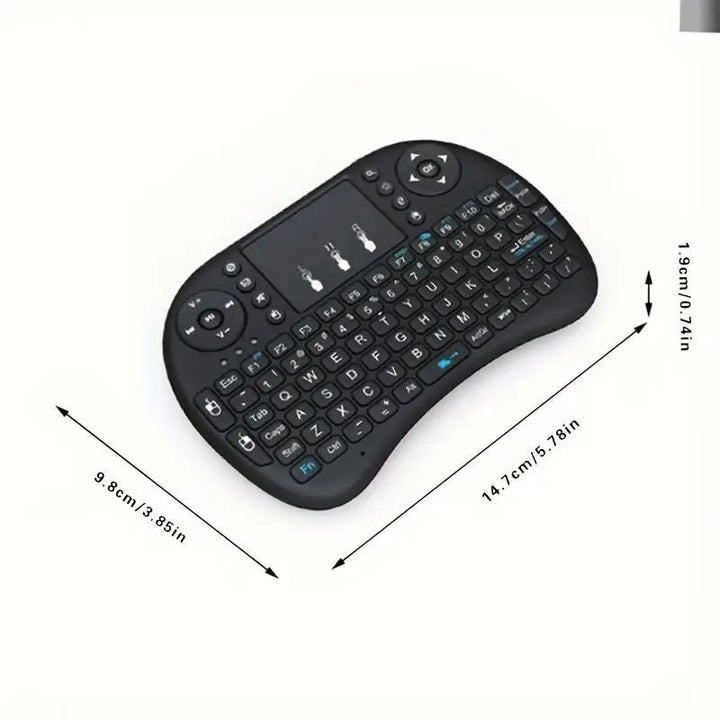 Mini Teclado Inalámbrico USB Multitáctil SmartTv Box Xbox Pc - Tecneu