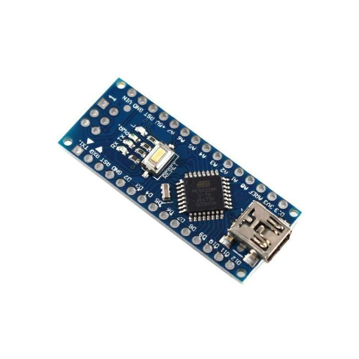 Tarjeta de desarrollo Nano V3.0 Atmega 328p Pines Desoldados - Tecneu