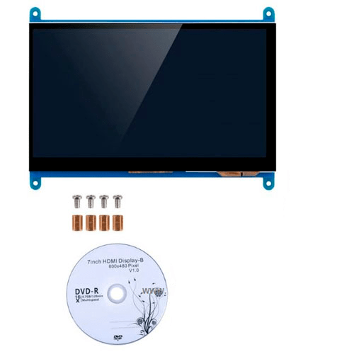 Pantalla Touch 7 Pulgadas Lcd 1024x600 Tactil Raspberry Pi - Tecneu