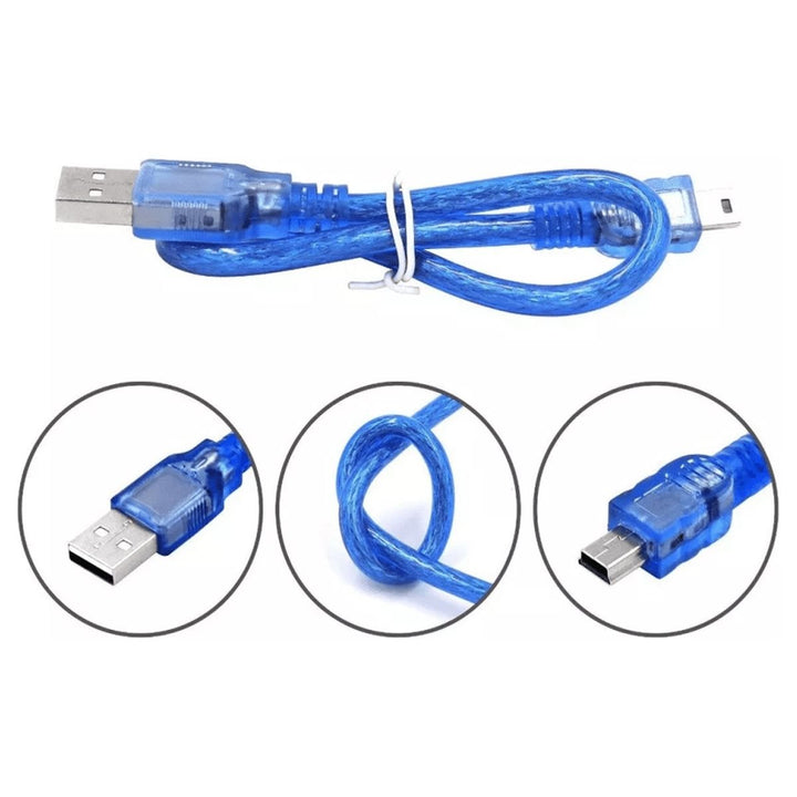 Cable Usb Tipo A - Mini - b 2.0 Arduino Nano - Tecneu