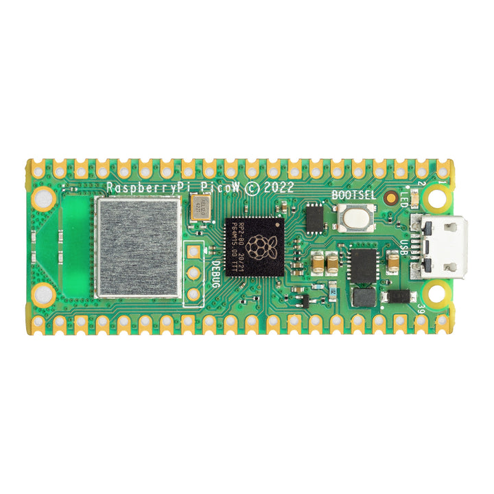 Raspberry Pi Pico W RP2040 WiFi y Bluetooth incorporado - Tecneu