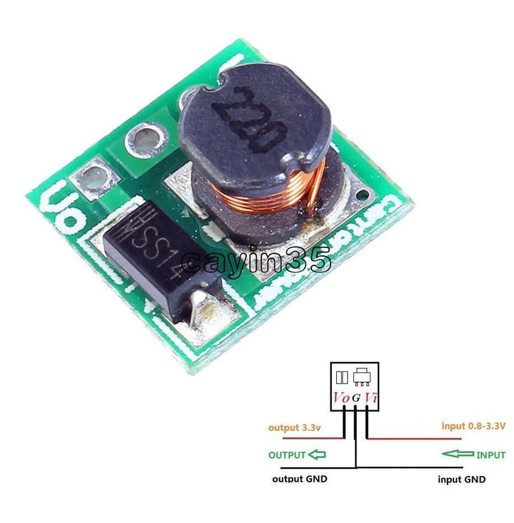 Modulo Elevador De Voltaje Dc - Dc 0.9 ~ 5v - Tecneu