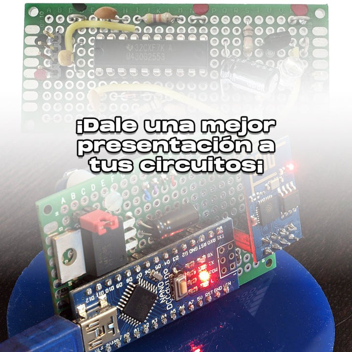 Kit 20 Placas Fenólicas Perforada 4 Tamaños Doble Cara PCB Rojo - Tecneu